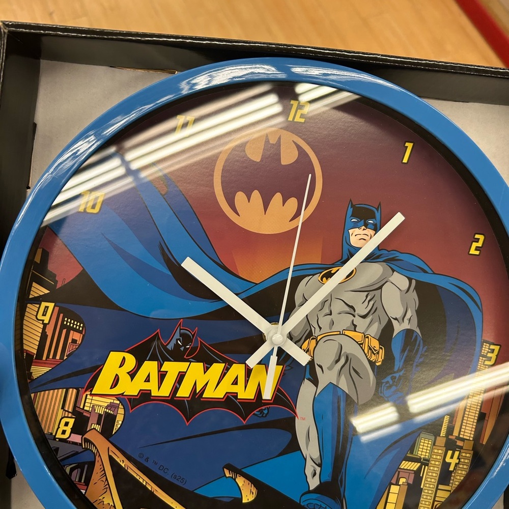 NWT Batman decorative Wall Clock